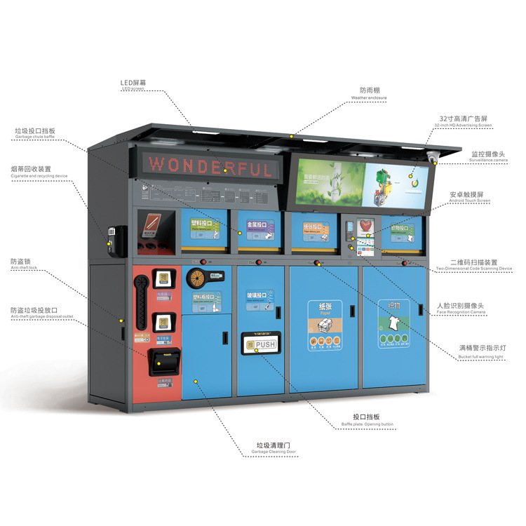 智能分類(lèi)垃圾收集箱